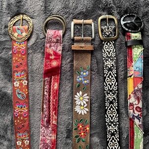 BELT BUNDLE (5 belts)